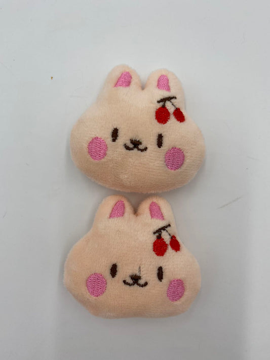 unfinished stuffed toys pink cherry bunny